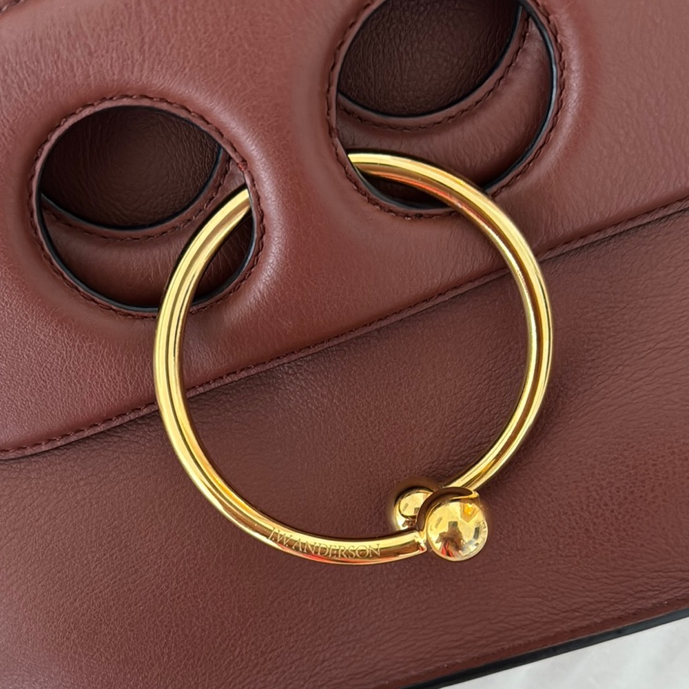J.W. Anderson Brown Leather Women's Bag - Picture 3 of 8